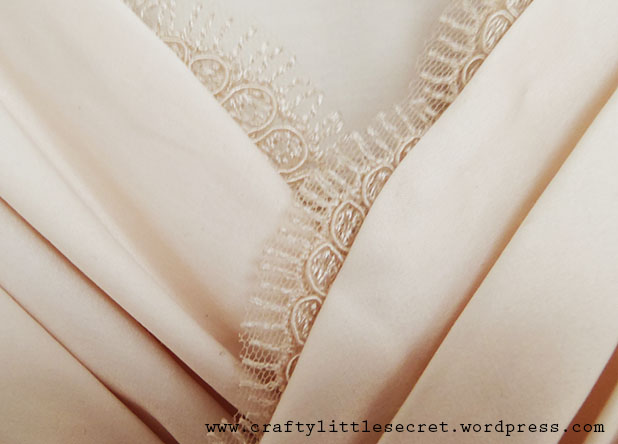 Wedding Dress DIY After Detail