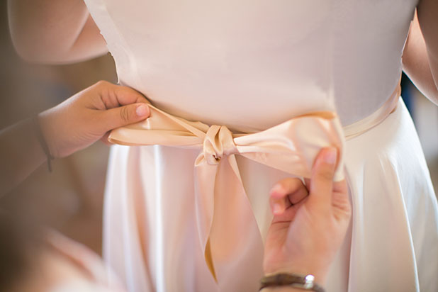 Wedding Dress DIY Bow