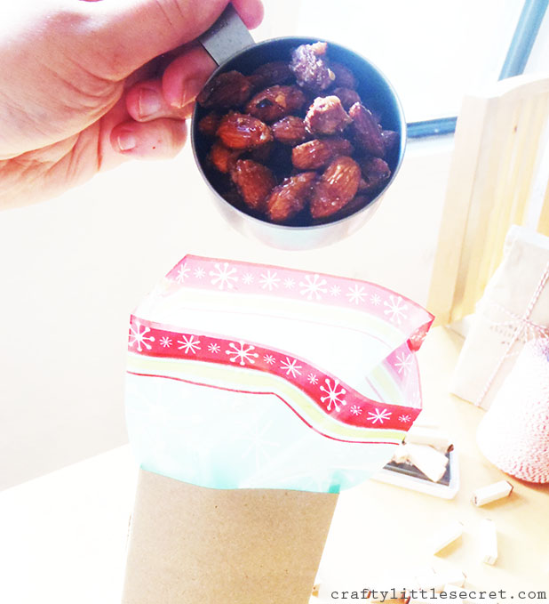 Candied almonds holiday gift
