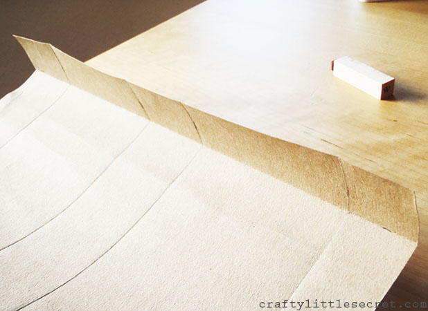 Brown paper gift bag tutorial