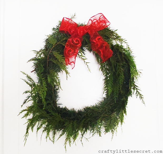 Tree trimmings wreath