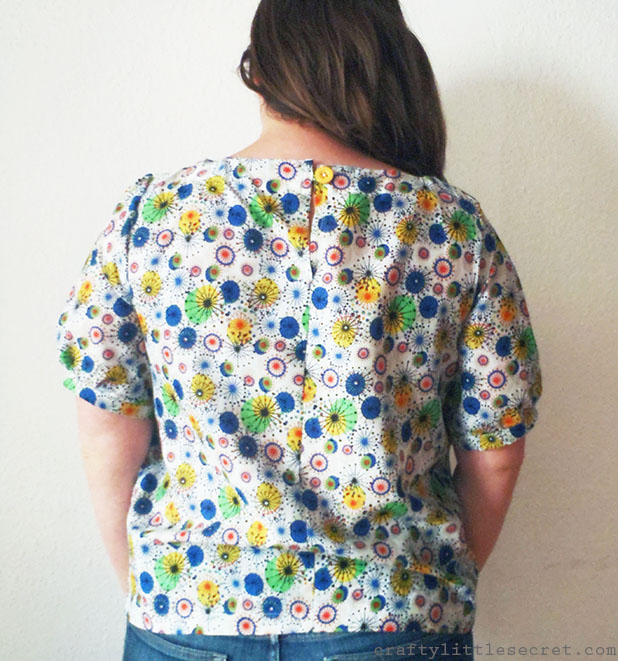 Mathilde blouse back