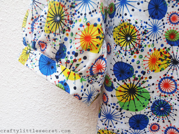 Mathilde blouse cuff detail