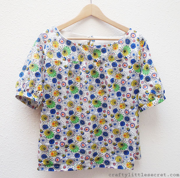 Mathilde blouse gathered front