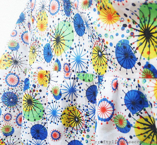 Mathilde blouse gathered front detail