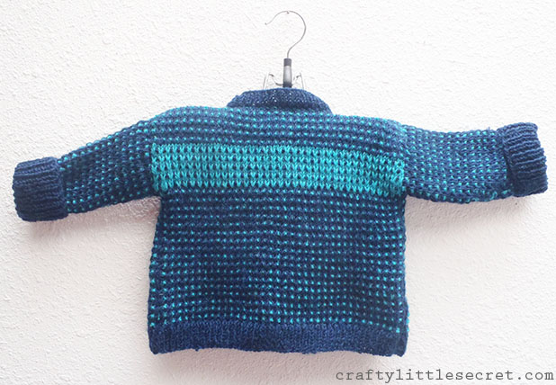 Baby cardigan knitting pattern