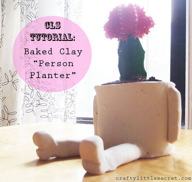 Sculpey Clay People Planter