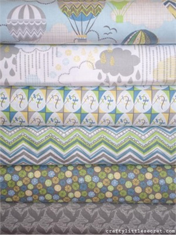 blown away fabric bundle