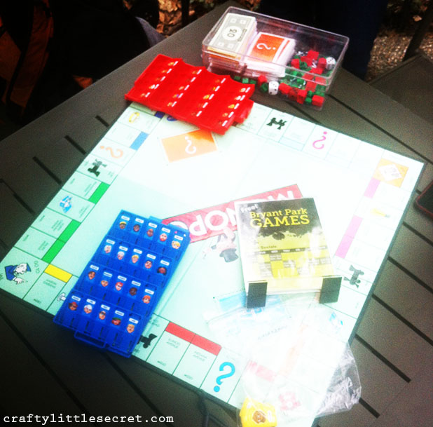 Bryant Park board games