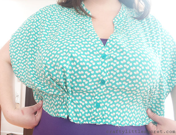 refashion bust pleat pinning