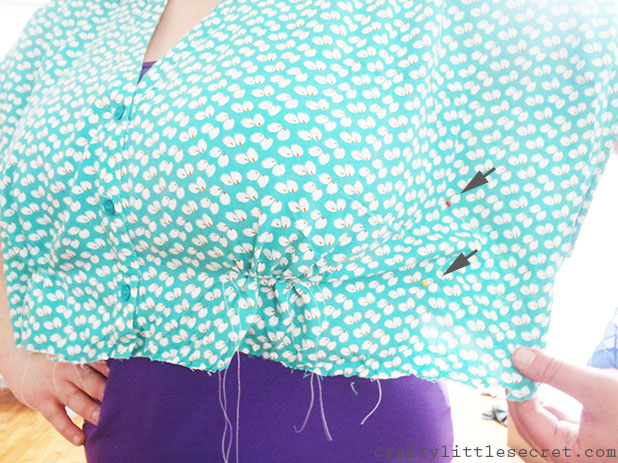 refashion sleeve pin