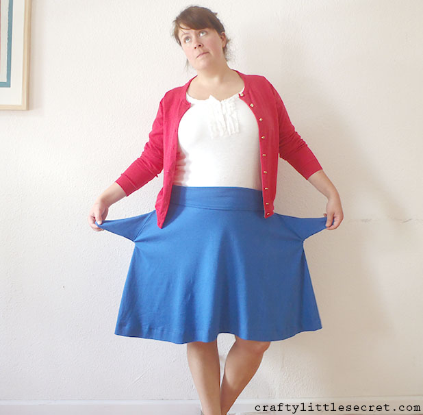 Crafty Little Secret - Blue Afternoon Skirt craftylittlesecret.com