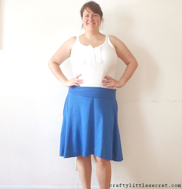 Crafty Little Secret - Blue Afternoon Skirt craftylittlesecret.com