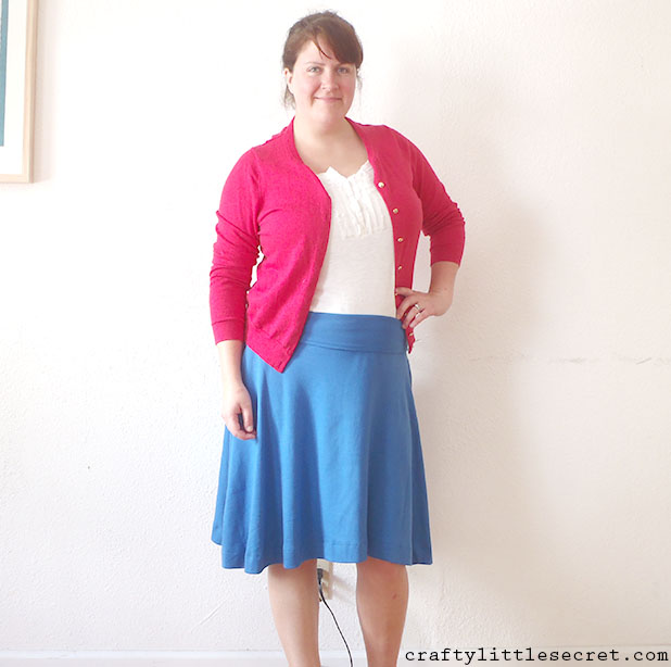Crafty Little Secret - Blue Afternoon Skirt 