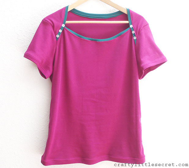 Crafty Little Secret - "Sangria" Bronte top