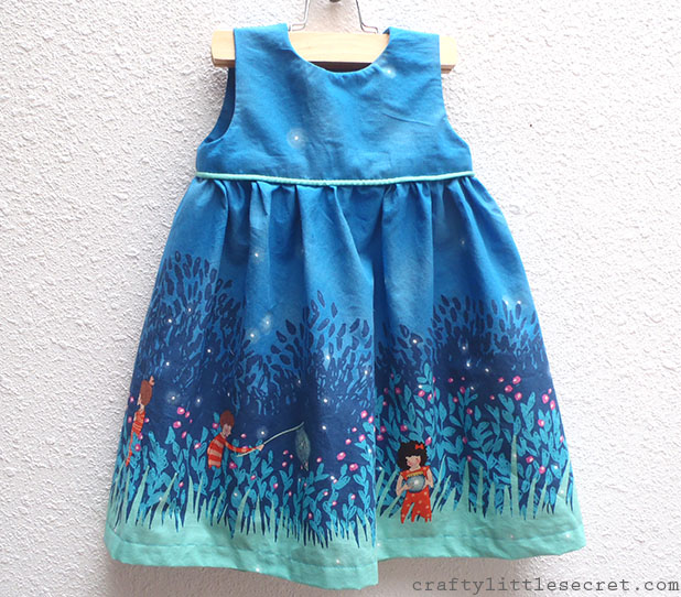 Crafty Little Secret - Summer Night Lights, Geranium Dress - craftylittlesecret.com