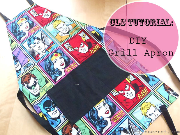 Crafty Little Secret Tutorial: DIY Grill Apron - www.craftylittlesecret.com