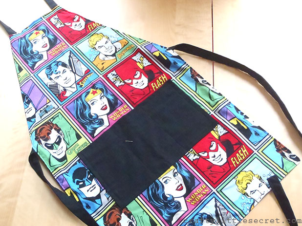Crafty Little Secret - Comic Book Apron - www.craftylittlesecret.com