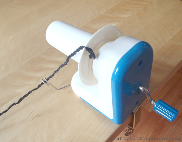 Crafty Little Secret - Winding Yarn at Home - www.craftylittlesecret.com