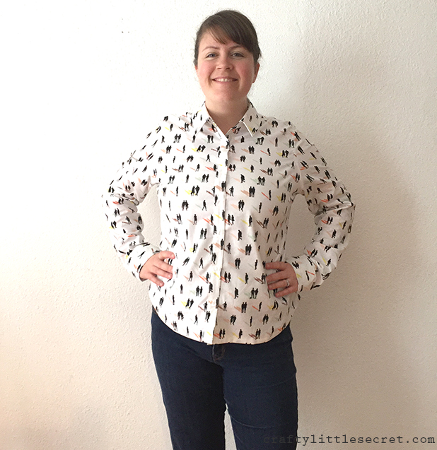 Crafty Little Secret - www.craftylittlesecret.com - Channeling Jeannie Bueller, Sewaholic Granville shirt