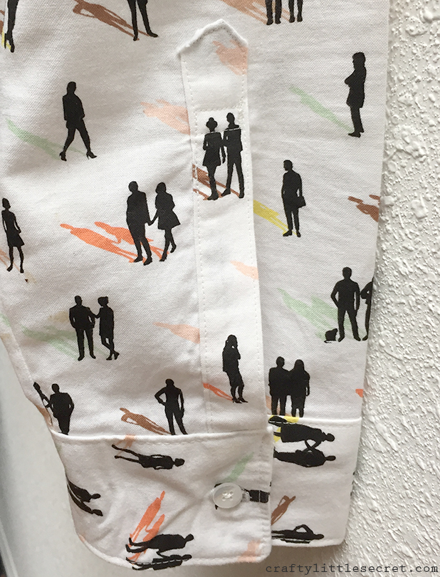 Sewaholic Granville sleeve placket